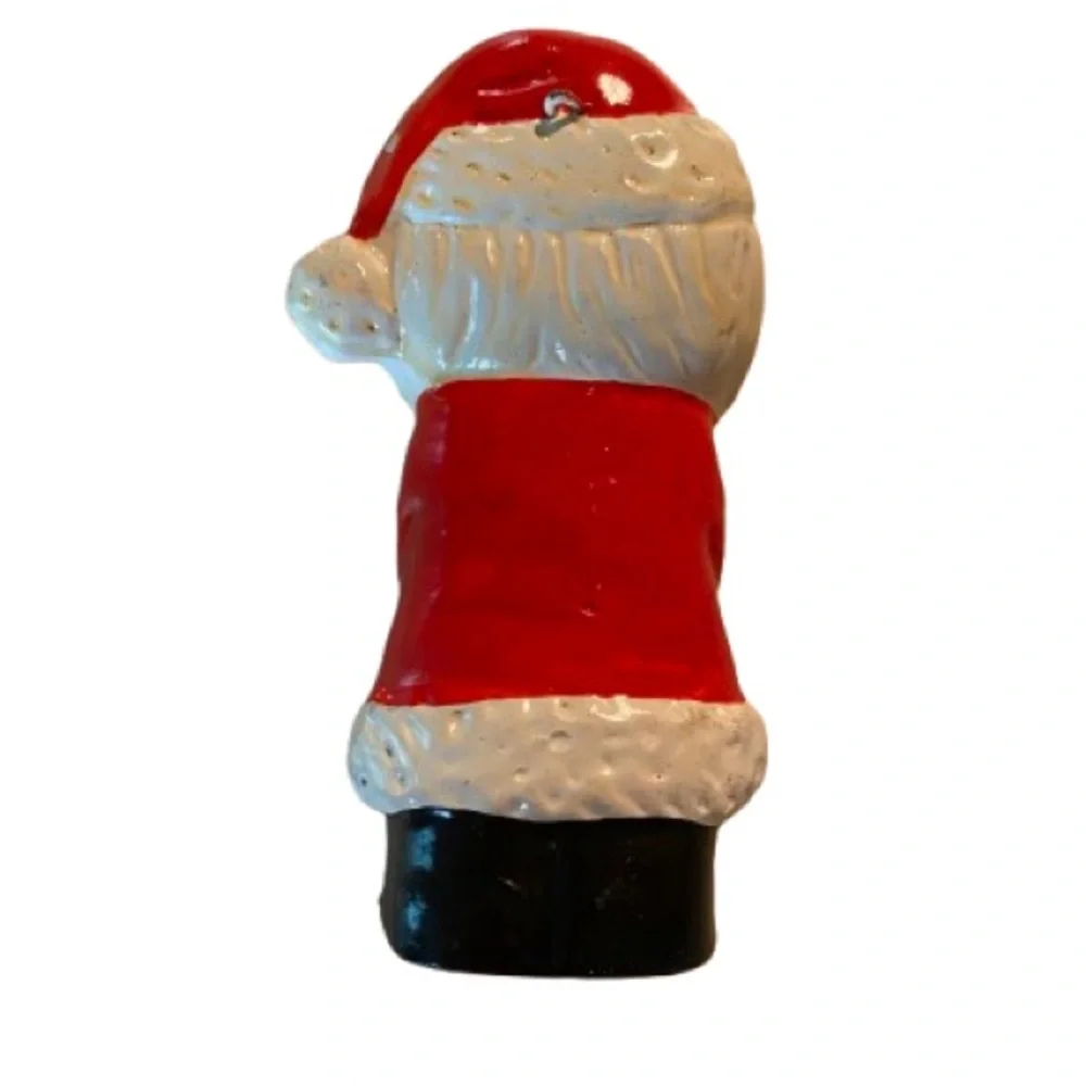Vintage Figurines Ornaments 4” Japan Angel Snowman Santa Kitschy Christmas